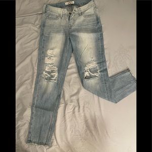 Hollister Ripped Boyfriend Jeans